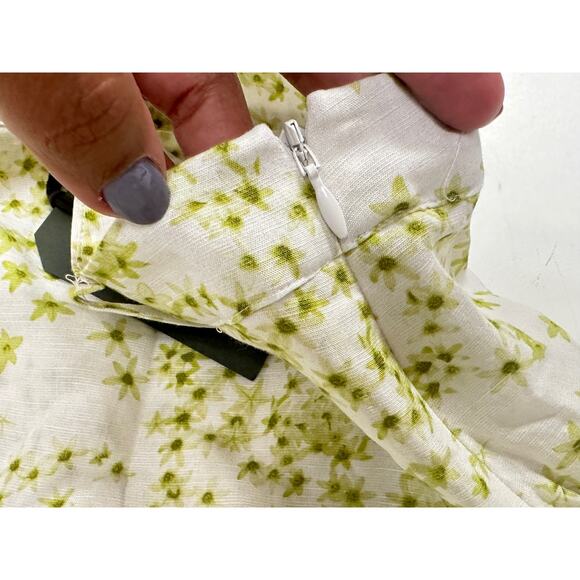 NWT AllSaints Frida Amanzi Skirt Sz 2 in Lime Green - Picture 8 of 9